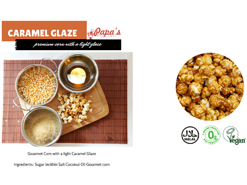 caramel glaze Popcorn